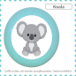 Preview: Children's furniture knob animals monkey motif handle