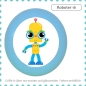 Mobile Preview: Kindergriff Roboter Massivholz Buche individuell