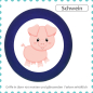 Preview: Kids drawer knob farm animal pig