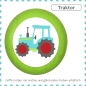 Preview: Möbelknauf Traktor Massivholz Buche individuell