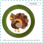 Preview: Kids drawer knob farm animal turkey
