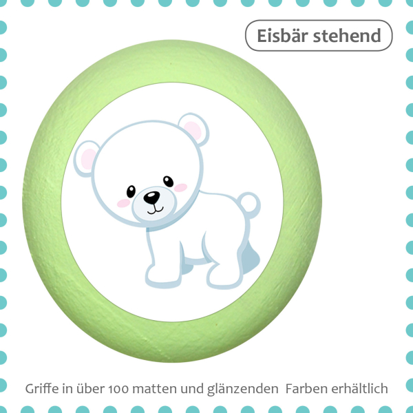 Children's furniture knob animals monkey motif handle