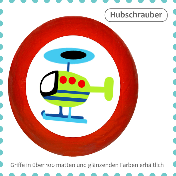 Möbelknopf Fahrzeuge Auto Massivholz Buche individuell