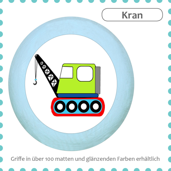 Möbelknopf Fahrzeuge Auto Massivholz Buche individuell