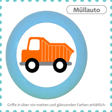 Möbelknopf Fahrzeuge Auto Massivholz Buche individuell