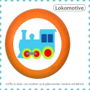 Kids drawer knob vehicle locomotive