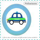 Kids drawer knob vehicle police car