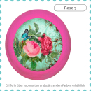 kids dresser knob beech wood with printed aluminium inlays