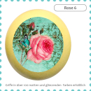 kids dresser knob beech wood with printed aluminium inlays